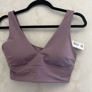 Lululemon Align V-neck Bra C/D size 8 Plum Light Purple NWT